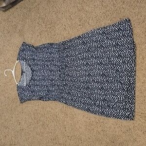 Daisy Fuentes Blue and White Dress